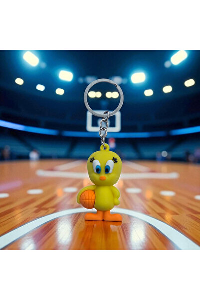 Senzavetra Cute 3D Silicone Quality Tweety Character Keychain