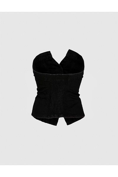 İLVİ Faridpur Black Women's Bustier