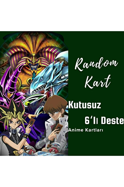 Random Kart 6'lı Anime Deste (Kutusuz)