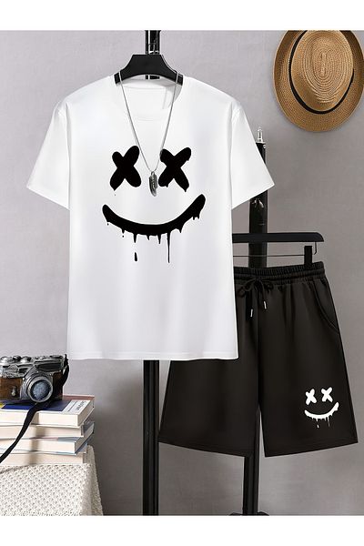 Let's Wear Premium Kids Bottom Top T-Shirt Shorts Set
