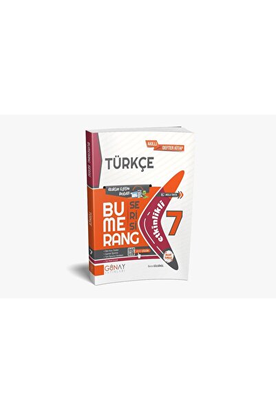 Günay Yayınları GÜNAY YAYINLARI 7. SINIF BUMERANG TÜRKÇE ETKİNLİKLİ AKILLI Kİ...