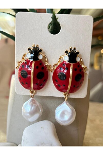 silversuaris z*ra model uğur böcekli yeni sezon yazlık kadın küpe