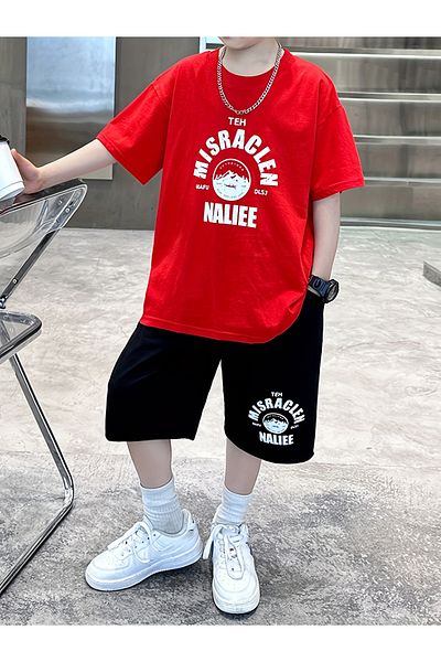 Let's Wear Misraclen Premium Kids Bottom Top T-Shirt Shorts Set