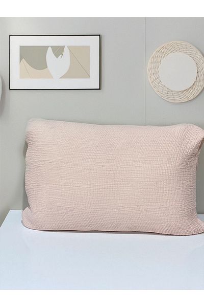Tasarım Hb&Victory 4 Layer Muslin Powder Color 50X70 Cm. 100% Cotton 2 Pillowcases