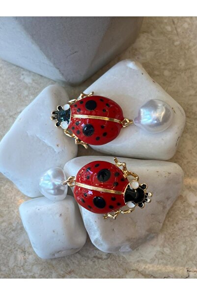 silversuaris z*ra model uğur böcekli yeni sezon yazlık kadın küpe