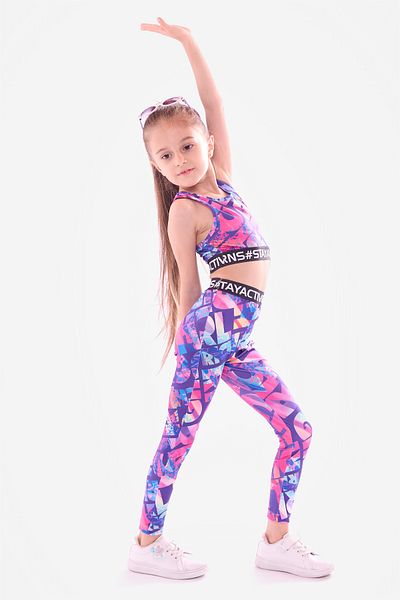 Colorinas Leggings cu imprimeu Grafix