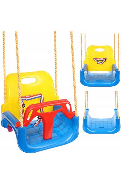 İSP 3-in-1 baby and child swing for indoor and outdoor use, "LikeSmart Tricolor Swing", easy to assemble
