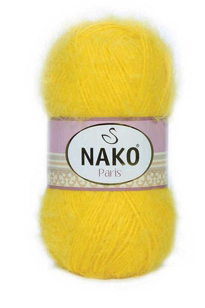 NAKO 5 Τεμάχια Παρίσι Πλεκτό Σχοινί 11872 Κίτρινο Λεμόνι