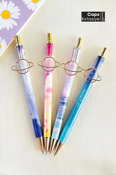 caps anlarınızı paylaştığınız ortağınız 2 Saturn Figured Design 0.7 Tip Pens