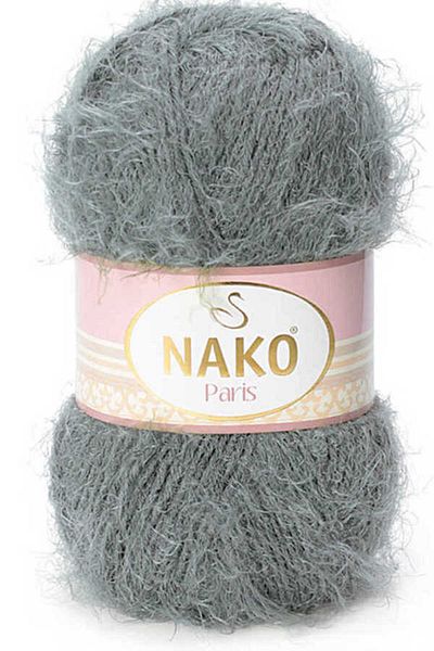 NAKO 5 Pieces Paris Hand Knitting Yarn 1690 Dark Gray