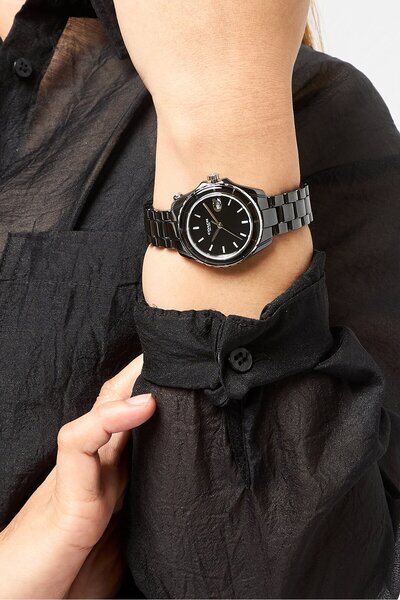 Coach Women 14503805 Stainless Steel Analog Watch 33 mm, Black