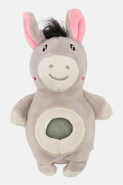Jellyroos Plush Funny Tummy-Bucky, Grey