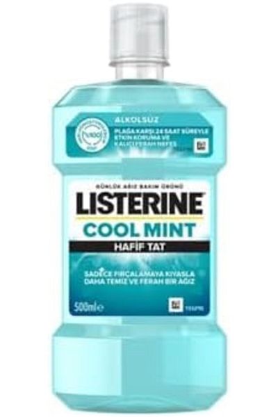 Listerine Breath Freshening Oral Care Product Cool Mint Light Taste 500 ml