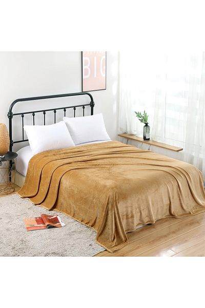 FIONNA.RO Cocolino Thin Blanket UNI - Beige Gold