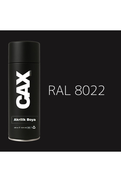 caxcolors EXTRA PİGMENTLİ ÖZEL YAPIM AKRİLİK SPREY BOYA 400 ML (KAHVE TONLARI...