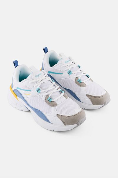 Algspar Women Lace Up Outoor Shoes, Multicolor