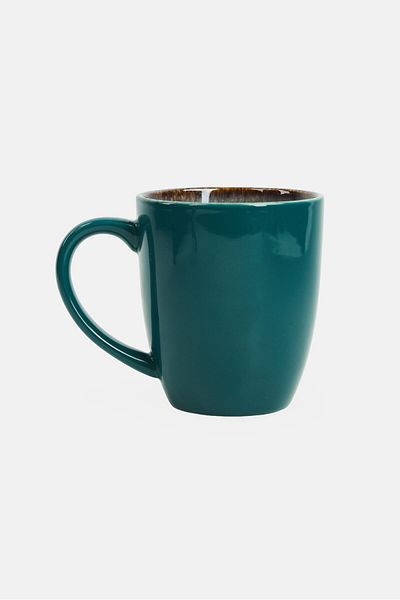 Ritzenhoff & Breker Porcelain Coffee Cup 380ml, Teal Green