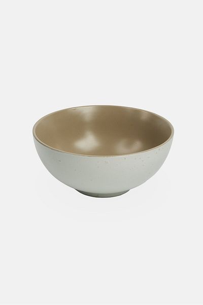 Ritzenhoff & Breker Ceramic Morelia Speckled Print Bowl 950 ml, Light Grey