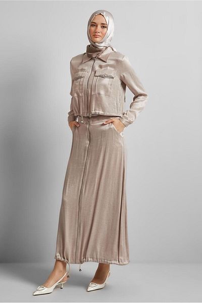 Alvina Stone Skirt Suit 45384