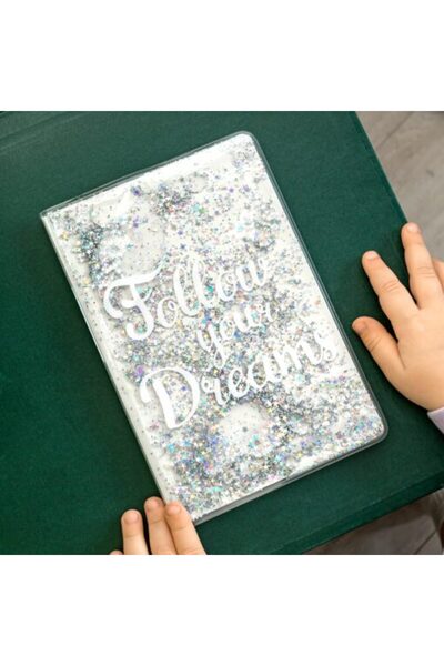 Gadget Master Notebook A5 Follow Your Dreams Silver Sequins