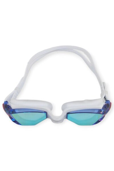 deryame Mirrored Swimming Goggles Silicone Dark Blue - 1765