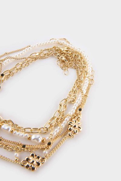 DeFacto Women's 6-Piece Gold Bracelet F3982Axns