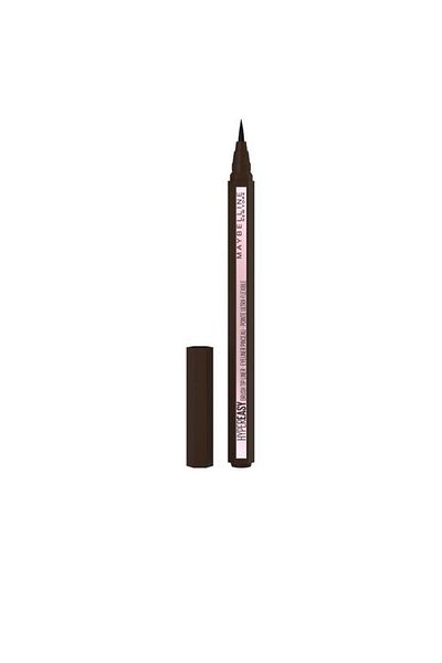Maybelline New York Tus lichid cu varf flexibil tip pensula, HYPER EASY, 810 pitch brown, 0.6 g