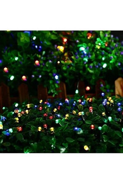 Blusmart Holiday Installation – 100 LEDs, 10 meters, Solar Charging and Light Sensor