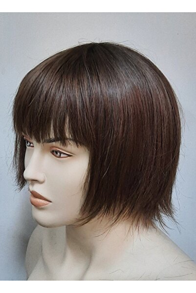 İsmet peruk DOĞAL İNSAN SAÇI PERUK KISA