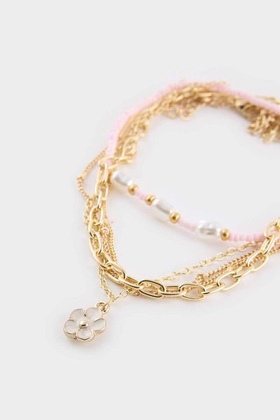 DeFacto Women's 5-Piece Gold Bracelet F3980Axns