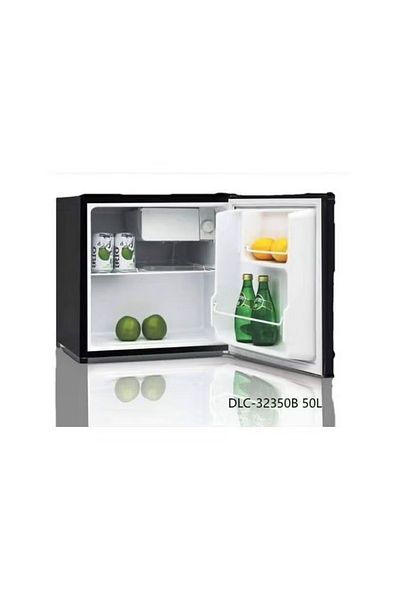 DLC Mini Fridge Single Door Refrigerator 50 Liters, 60W, 50/60Hz, 220-240V 60 W Black