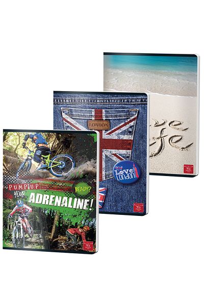 PIGNA A4 Notebook, 60 Sheets, Ruled, Pigna Color