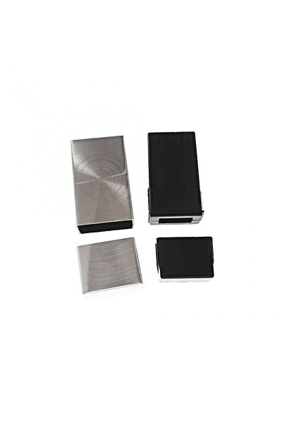 OEM Carcasa USB-07 , pentru memorie USB, din metal si plastic in interior, cu capac, argintie