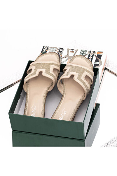 mei Women's Slippers 3Q8 Beige | Mei