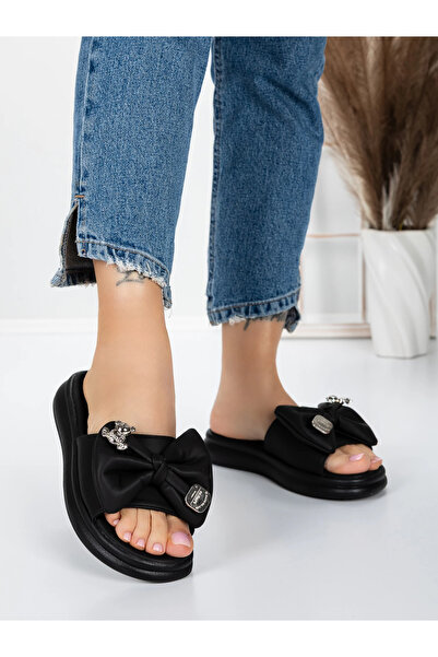 mei Women's Slippers with Low Sole 5WL21 Black | Mei