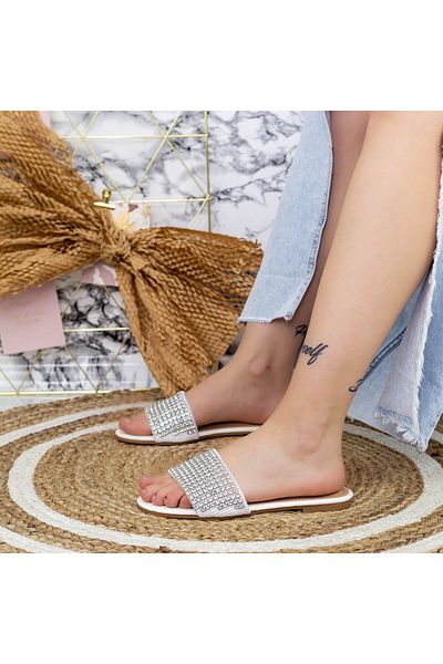 mei Women's Slippers 2Q5 White Meli