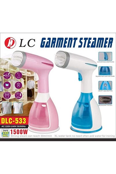 DLC مكواة بخار للملابس - مكواة بخار يدوية بقوة 1500 واط مع خزان سعة 280 مل لل...