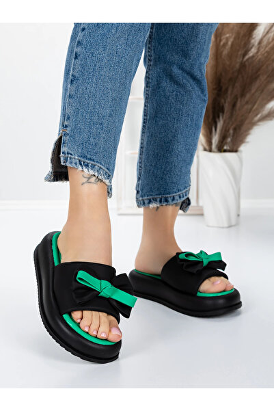 mei Women's Slippers with Low Sole 3AW310 Black | Mei