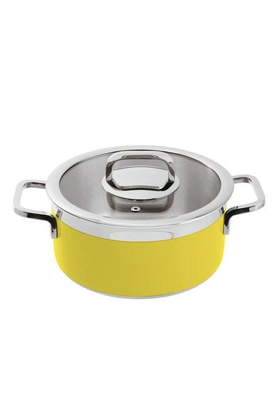 Paderno Pot with Lid Yellow cm 20 H 10