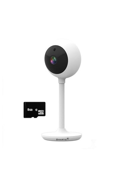 SMARTIC Baby Monitor Wireless with Flexible Stand, 1080P Resolution, WiFi, Night Vision, Phone Application,