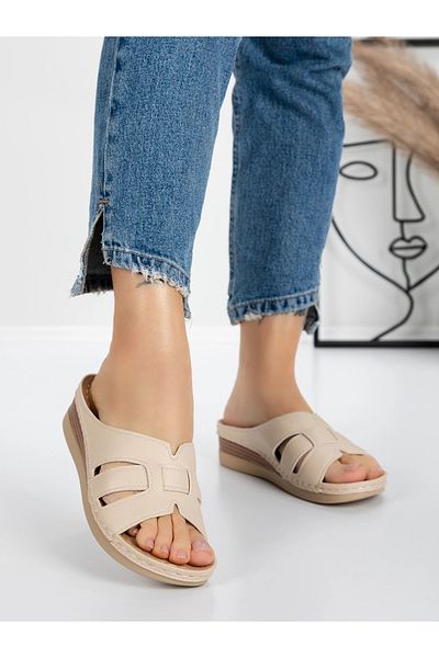 mei Women's Slippers with Low Sole 5GZ33 Nude | Mei