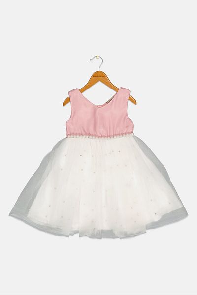 Luna Moon Kids Girl Embellished Dress, Multicolor