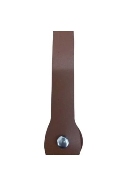 shopwave Leather Bag Snap Fastener Tan