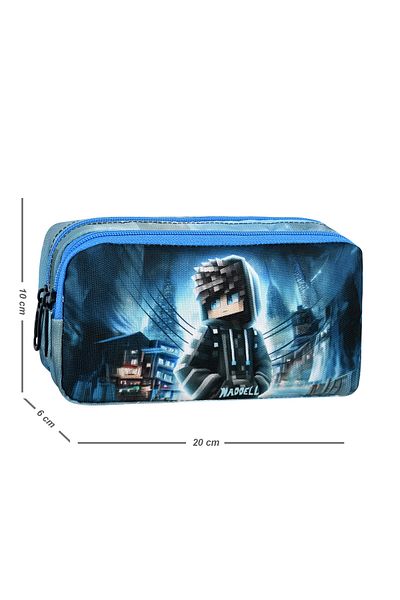 Waddell Robloks Themed 2 Pocket Pencil Case, Pen Holder