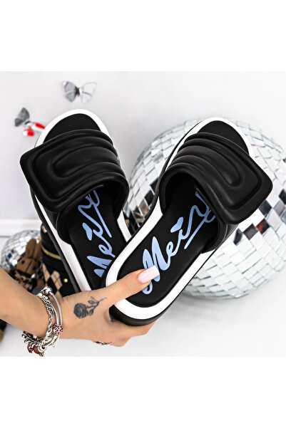 mei Women's Slippers with Low Sole 3GH22 Black | Mei