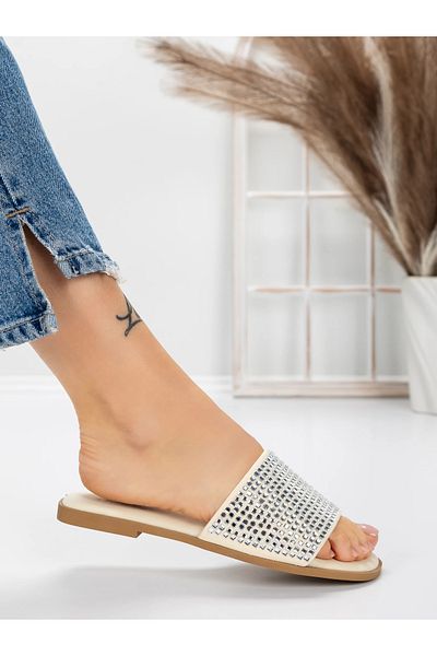 mei Women's Slippers with Low Sole 3AQ18 Beige | Mei