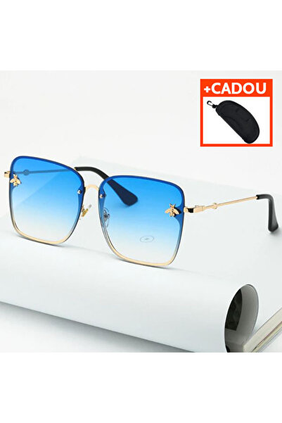 REDz Accessories Sunglasses, Women, Oversized Model, UV400 Protection, Blue