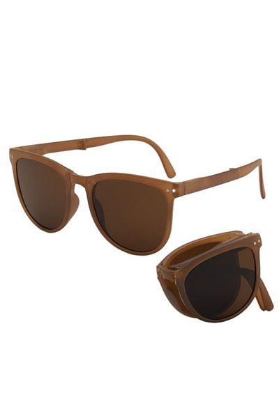 REDz Accessories Ochelari de soare pliabili, Fold Vision, protecție UV400, lentilă ovală, maro