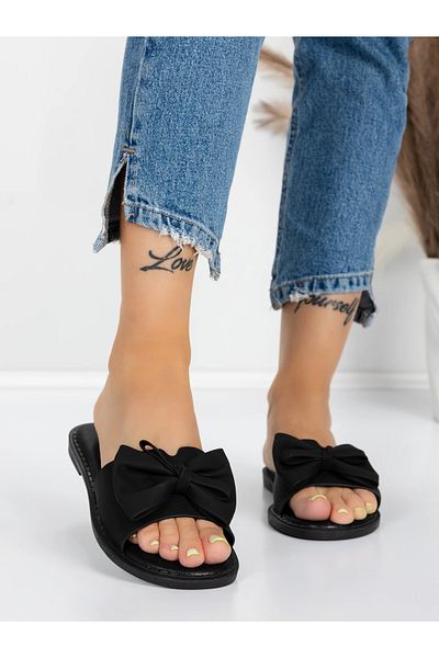 mei Women's Slippers with Low Sole 5PT9 Black | Mei