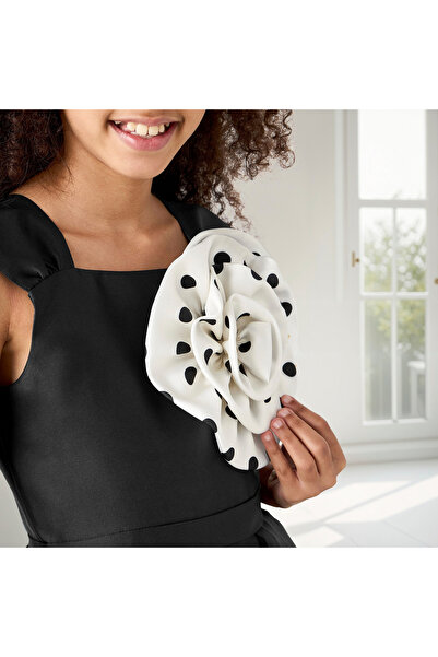 Juniors Floral Accent Sleeveless Dress with Square Neck